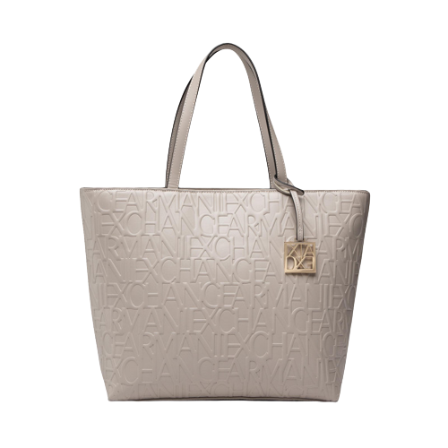 Mala shopper Armani Exchange Feminina Bege