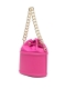 Mala Ombro Bucket Baroque-Buckle Rosa - Versace | Mala Ombro Bucket Baroque-Buckle Rosa | MISSCATH