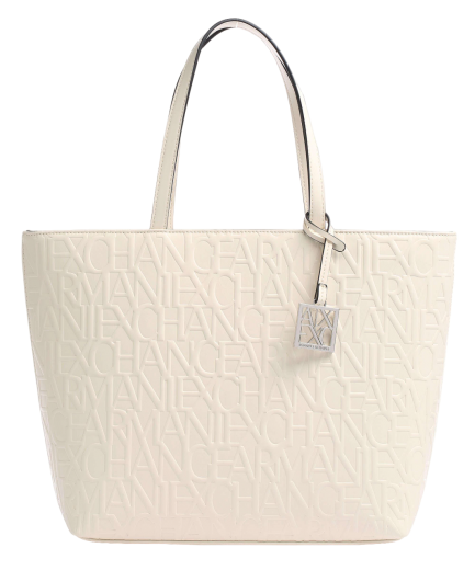 Mala shopper Armani Exchange Feminina Marfim - Armani Exchange | Mala shopper Armani Exchange Feminina Marfim | MISSCATH