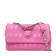 Mala Tiracolo Tiger Head Embossed Grande Rosa - Just Cavalli | Mala Tiracolo Tiger Head Embossed Grande Rosa | Misscath