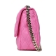 Mala Tiracolo Tiger Head Embossed Grande Rosa - Just Cavalli | Mala Tiracolo Tiger Head Embossed Grande Rosa | Misscath