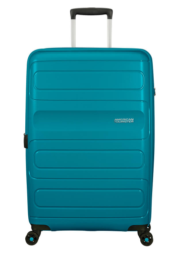 Mala de Viagem Grande Expansível 77cm 4 Rodas Sunside Azul Petróleo - Misscath | Mala de Viagem Grande Expansível 77cm 4 Rodas Sunside Azul Petróleo | American Tourister