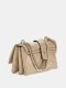 Mala de Tiracolo Deesa Verniz Mini Taupe - Guess | Mala de Tiracolo Deesa Verniz Mini Taupe | MISSCATH