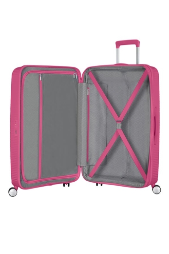 Mala de Viagem Grande 77cm Expansível SoundBox Magenta