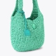 Mala Mão Crochet Pequena Verde - Kurt Geiger | Mala Mão Crochet Pequena Verde | MISSCATH