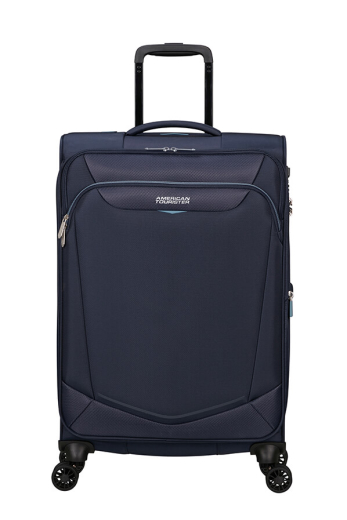 Mala de Viagem Média 69cm Expansível 4 Rodas SummerRide Azul-Marinho - Misscath | Mala de Viagem Média 69cm Expansível 4 Rodas SummerRide Azul-Marinho | American Tourister