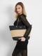 Mala Shopper Delfa Rafia Preta - Guess | Mala Shopper Delfa Rafia Preta | MISSCATH