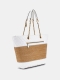 Mala Shopper Delfa Rafia Branca - Guess | Mala Shopper Delfa Rafia Branca | MISSCATH