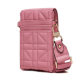 Mala de Tiracolo/Telemovel Latona Flap Rosa - Guess | Mala de Tiracolo/Telemovel Latona Flap Rosa | MISSCATH