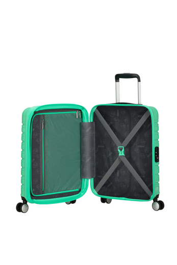 Mala de Cabine 55cm 4 Rodas Flashline Pop Verde-Claro