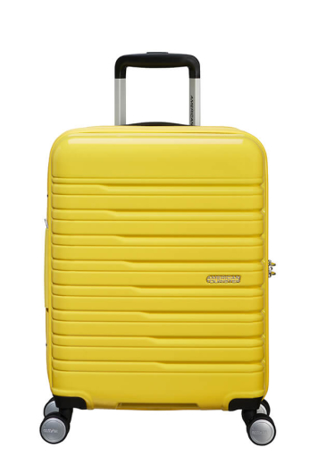 Mala de Cabine 55cm 4 Rodas Flashline Pop Amarelo-Limão