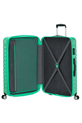 Mala de Viagem Grande 78cm Expansível 4 Rodas Flashline Pop Verde-Claro