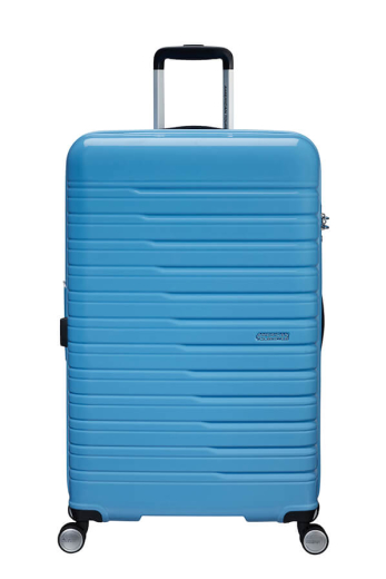 Mala de Viagem Grande 78cm Expansível 4 Rodas Flashline Pop Azul-Celeste