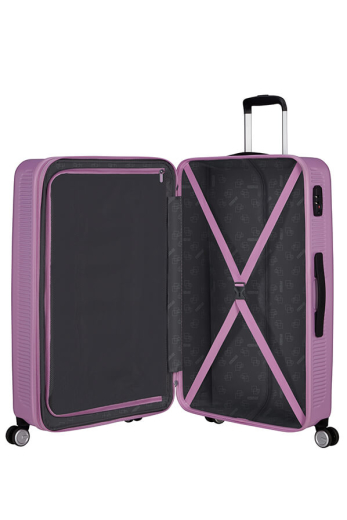 Mala de Viagem Grande 77cm Expansível 4 Rodas Astrobeam Lavanda Pastel