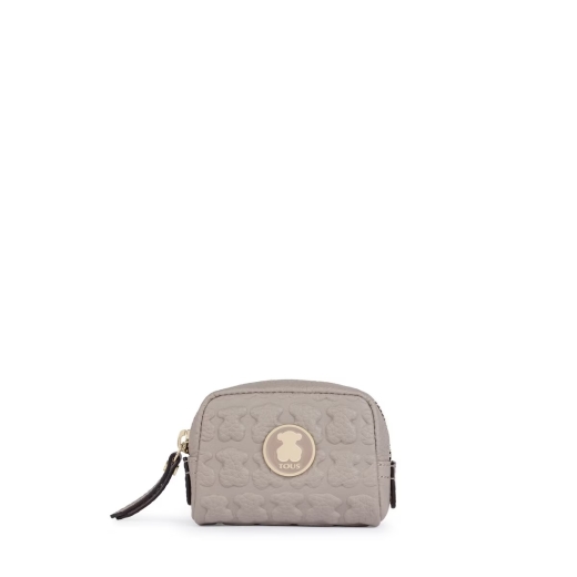 Porta-moedas Sherton em Pele Taupe - Tous | Porta-moedas Sherton em Pele Taupe | Misscath