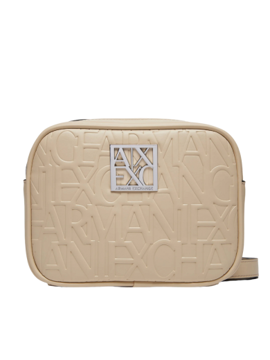 Mala de Tiracolo Armani Exchange Feminina Bege