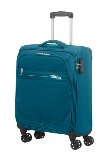 Mala de Cabine 55cm 4 Rodas Deep Dive Azul-Lima - Misscath | Mala de Cabine 55cm 4 Rodas Deep Dive Azul-Lima | American Tourister