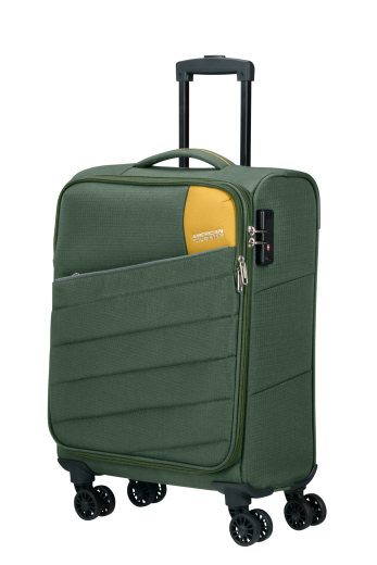 Mala de Cabine 55cm 4 Rodas PowerTrip Verde - Misscath | Mala de Cabine 55cm 4 Rodas PowerTrip Verde | American Tourister