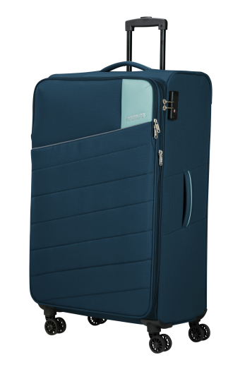 Mala de Viagem Grande 80cm 4 Rodas PowerTrip Azul - Misscath | Mala de Viagem Grande 80cm 4 Rodas PowerTrip Azul | American Tourister