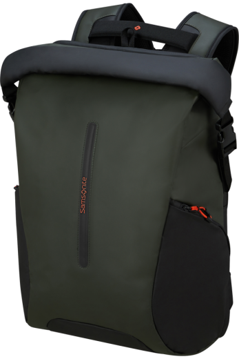 Mochila Rolltop para Portátil 17.3 Ecodiver Verde Tropa