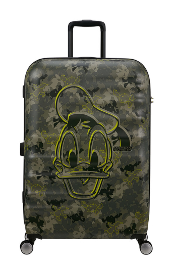 Mala de Viagem Grande 77cm 4 Rodas Wavebreaker Disney Pato Donald Camo - Misscath | Mala de Viagem Grande 77cm 4 Rodas Wavebreaker Disney Pato Donald Camo | American Tourister