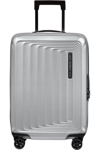 Mala de Cabine 55cm Expansível 4 Rodas Prateado Mate - Mala de Cabine 55cm Expansível 4 Rodas Prateado Mate - Nuon | Samsonite