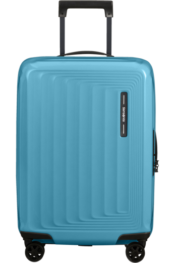 Mala de Cabine 55cm Expansível 4 Rodas Azul Oceano Metálico - Mala de Cabine 55cm Expansível 4 Rodas Azul Oceano Metálico - Nuon | Samsonite