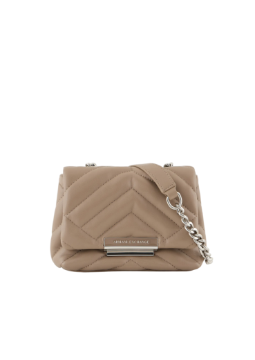 Mala Tiracolo Exchange Pequena Taupe - Armani Exchange | Mala Tiracolo Exchange Pequena Taupe | MISSCATH