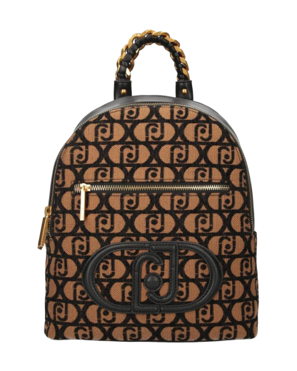 Mochila Rubino Jacquard Castanha - Liu Jo | Mochila Jacquard Castanha | Misscath