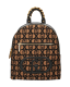 Mochila Rubino Jacquard Castanha