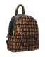 Mochila Rubino Jacquard Castanha - Liu Jo | Mochila Jacquard Castanha | Misscath