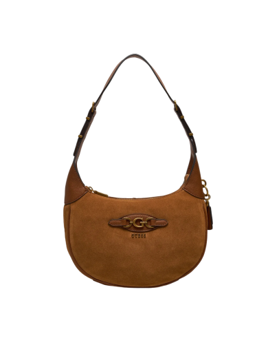 Mala Ombro Malva Mini Hobo Castanha - Guess | Mala Ombro Malva Mini Hobo Castanha | MISSCATH