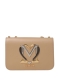 Mala Ombro Heart Plaque Creme - Love Moschino | Mala Ombro Heart Plaque Creme | Misscath