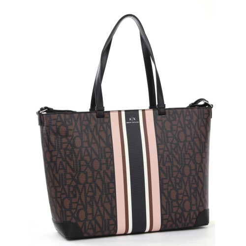 Mala Shopper Armani Exchange Castanha 