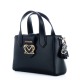 Mala Mão Heart Logo Preta - Love Moschino | Mala Ombro Heart Logo Preta | MissCath