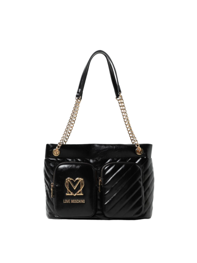 Mala Shopper City Pockets Preta - Love Moschino | Mala Shopper City Pockets Preta | MissCath