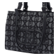 Mala Shopper Média Donna Jacquard Preta - Liu Jo | Mala Shopper Donna Jacquard Preta | Misscath