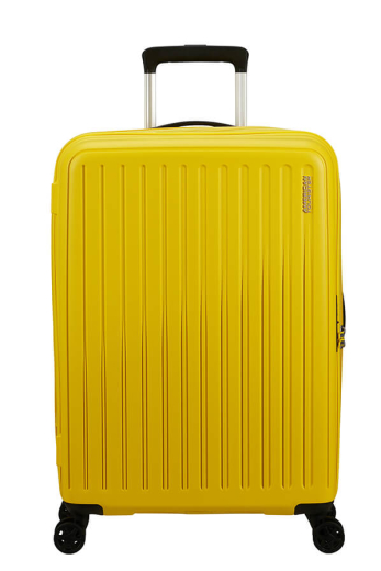 Mala de Viagem Média 68cm 4 Rodas Amarelo Elétrico - MISSCATH