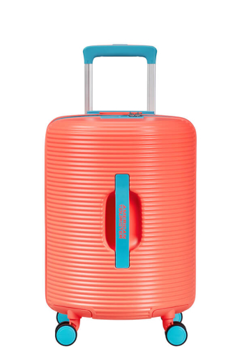 Mala de Cabine 52cm 4 Rodas Coral/Azul - MISSCATH