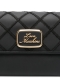 Mala Ombro Logo Plaque Preta - Love Moschino | Mala Ombro Logo Plaque Preta | MissCath