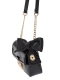 Mala Ombro Logo Plaque Mini Preta - Love Moschino | Mala Ombro Logo Plaque Mini Preta | MissCath