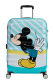 Mala de Viagem Média 67cm 4 Rodas Beijo do Mickey Azul