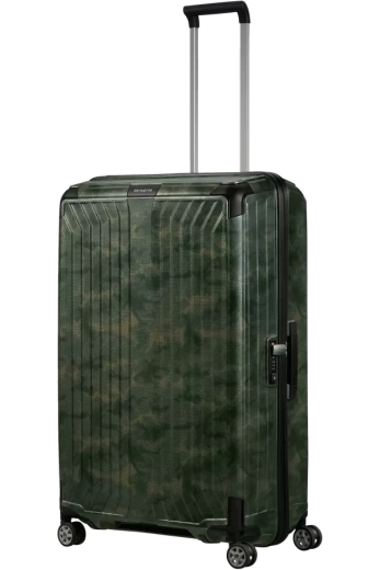 Mala de Viagem Extragrande 81cm 4 Rodas Camuflado Verde