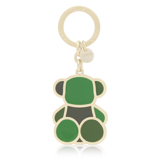 Porta-Chaves Bear Faceted Verde