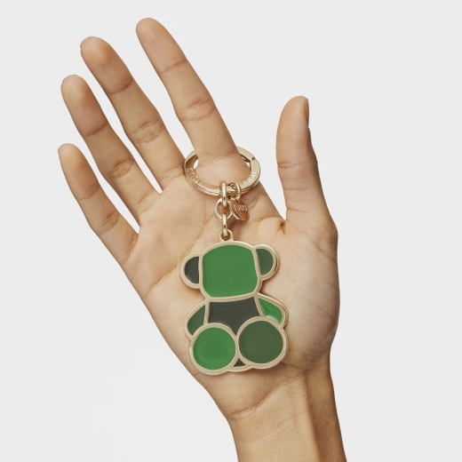 Porta-Chaves Bear Faceted Verde