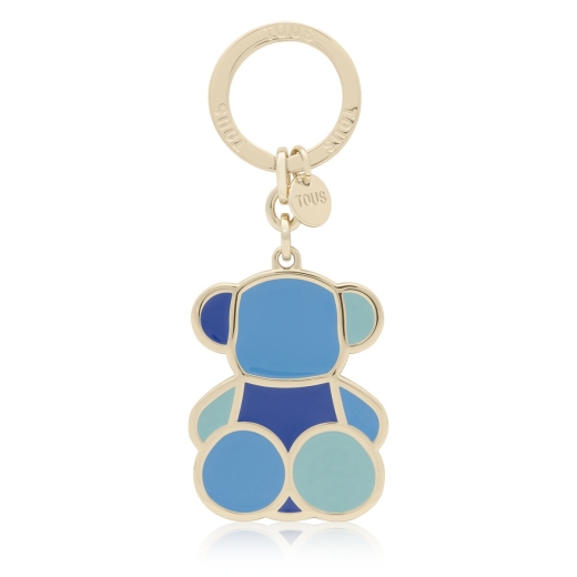 Porta-Chaves Bear Faceted Azul