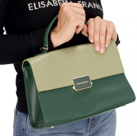 Mala de Mão/Ombro Satchel Verde