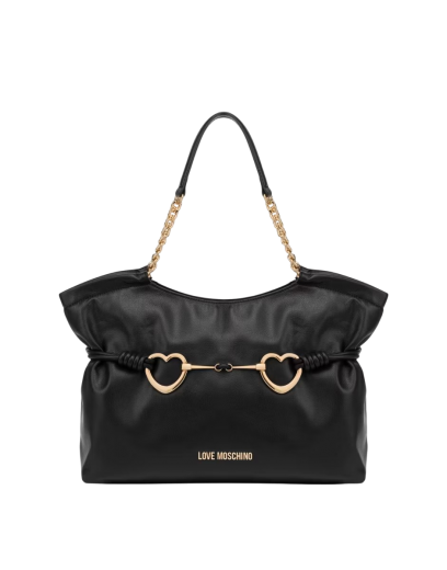 Mala Shopper Hearts Preta