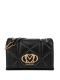 Mala Ombro Logo Plaque Quilted Preta