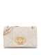 Mala Ombro Logo Plaque Quilted Bege - Love Moschino | Mala Ombro Logo Plaque Quilted Bege | MissCath